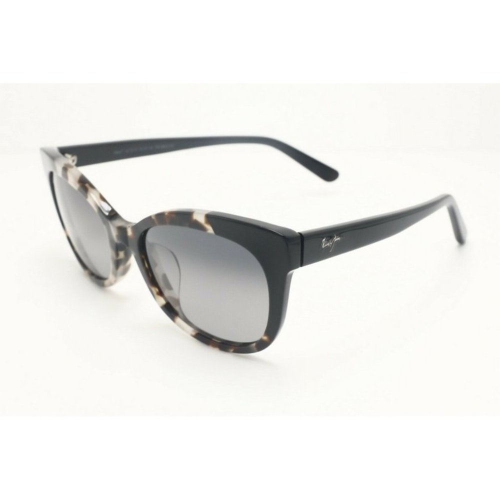 Maui Jim Ilima MJ-759-61 Cat Eye Black Tortoise Sunglasses Gray P…